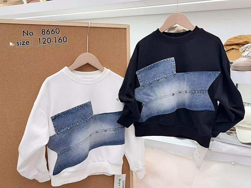 Свитер Delfinka 8660 black - делук