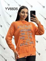 Свитер Met&March 6606 orange - делук