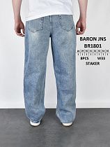 Джинсы God Baron BR1801 l.blue - делук