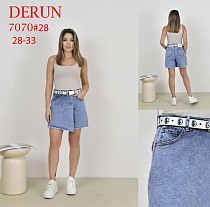 Юбка-Шорты Maxim Jeans 7070 blue - делук