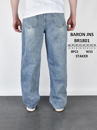 Джинсы God Baron BR1801 l.blue - делук