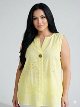 Футболка Elena&Vika 26038 yellow - делук