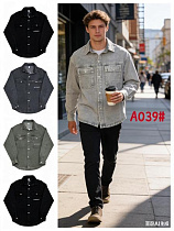 Рубашка Lina A039 grey - делук