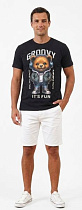 Футболка Malibu2 5474-6 black - делук