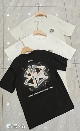 Футболка F.T.H 46 black - делук