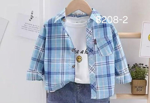 Рубашка Фунтик 8208-2 l.blue - делук
