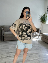 Футболка S.Style 40-6 beige - делук