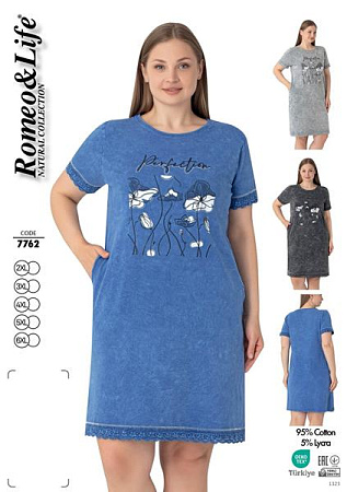 Платье Cotpark 7762 l.grey - делук