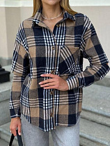 Рубашка Arina 2473 beige - делук