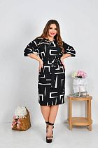 Платье Arina 2351 black - делук