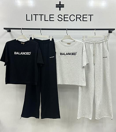 Костюм Спорт Little Secret 2980-1 black - делук