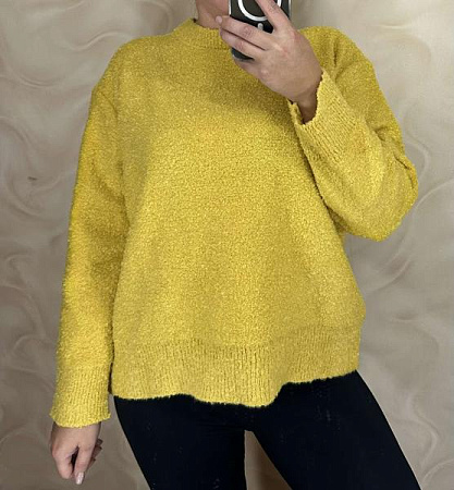 Свитер Levisha 24058 yellow - делук