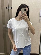 Футболка Fsn 6442 white - делук