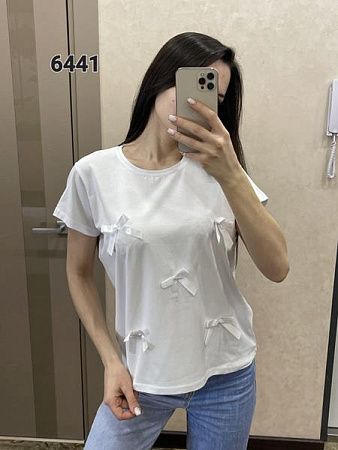 Футболка Fsn 6442 white - делук