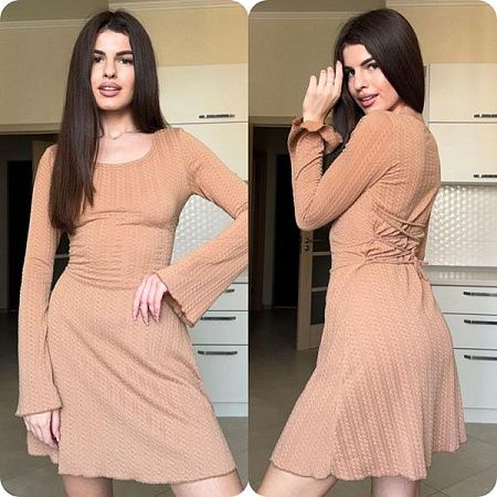 Платье Arina 3086 beige - делук