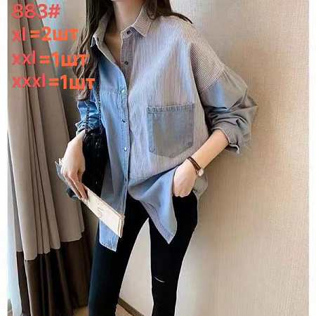 Рубашка Lolo Blues 883 l.blue - делук