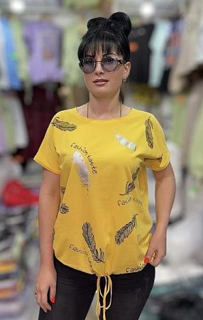 Футболка Levisha 25312 yellow - делук