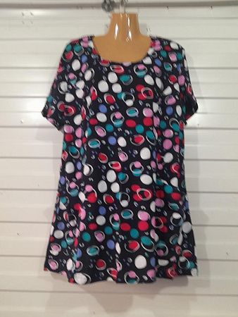 Туника Akvarel A111 black - делук