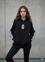 Худи Newe N104-1 black - делук