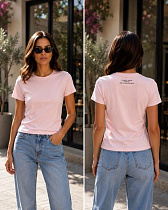 Футболка New Season F1709 pink - делук