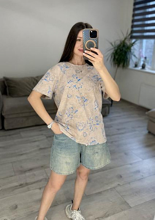 Футболка S.Style 01 beige - делук