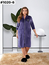Халат Bat 1020-6 purple - делук