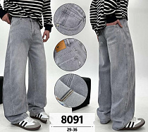 Джинсы God Baron 8091 l.grey - делук