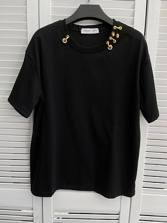 Футболка Karon 6602 black - делук