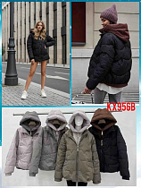 Куртка Nefertiti KX956B grey - делук