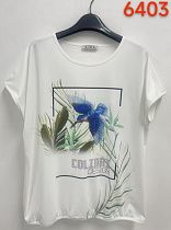 Футболка Lida 6403 white-blue - делук