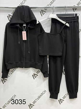 Костюм Спорт Met&March 3035 black - делук