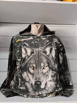 Худи Panda 1521 black - делук