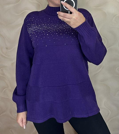 Свитер Levisha 24070 purple - делук