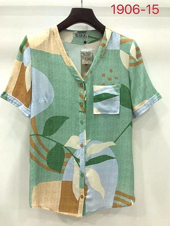 Рубашка Lida 1906-15 green - делук