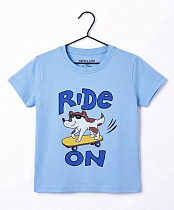 Футболка Dino DN296 l.blue - делук