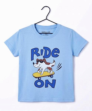 Футболка Dino DN296 l.blue - делук