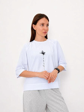 Футболка Fsn 6530 white - делук