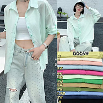 Рубашка Divo 6669 d.beige - делук