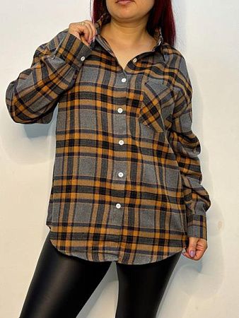Рубашка Kosta 225-1 grey - делук