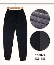 Штаны Спорт Kenalin 1500-3 black - делук