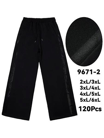 Штаны Спорт Kenalin 9671-2 black - делук