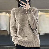 Свитер Elena&Vika 24072 grey - делук