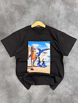 Футболка Meloria 40-7 black - делук