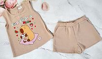 Костюм Moda School 8546 beige - делук