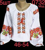 Вышиванка Надийка 0732-7 white - делук