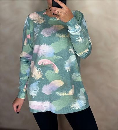 Свитер Levisha 25215 mint - делук