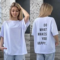 Футболка Karolina KR282 white - делук