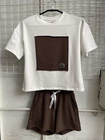 Костюм Sport Style 10269 brown - делук