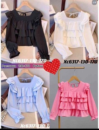 Блузка Meloria 6317 black - делук
