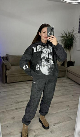 Костюм Спорт S.Style 641-1 d.grey - делук